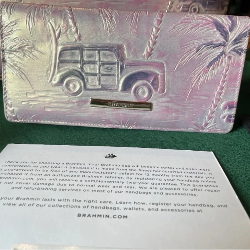 Brahmin Optimism Copa Cabana Large Duxbury Satchel with Matching Ady Wallet. EUC - Picture 3 of 12